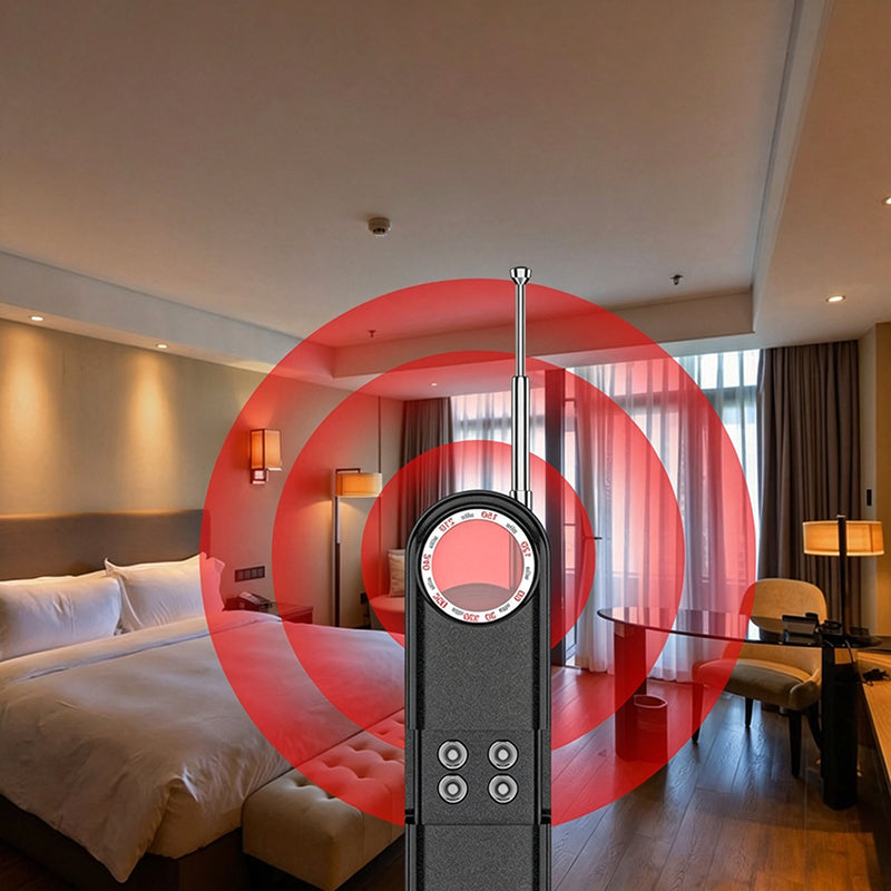 🕵️ Detektor für versteckte Kameras – Durchsuche Hotels, Büros und Autos nach versteckten Geräten 🔍