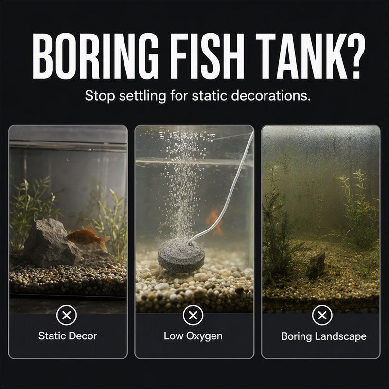 ⏳🔥NUR FÜR BEGRENZTE ZEIT: 50 % RABATT! ⏰💧Tanzendes Skelett-Aquarium-Sprudler💀