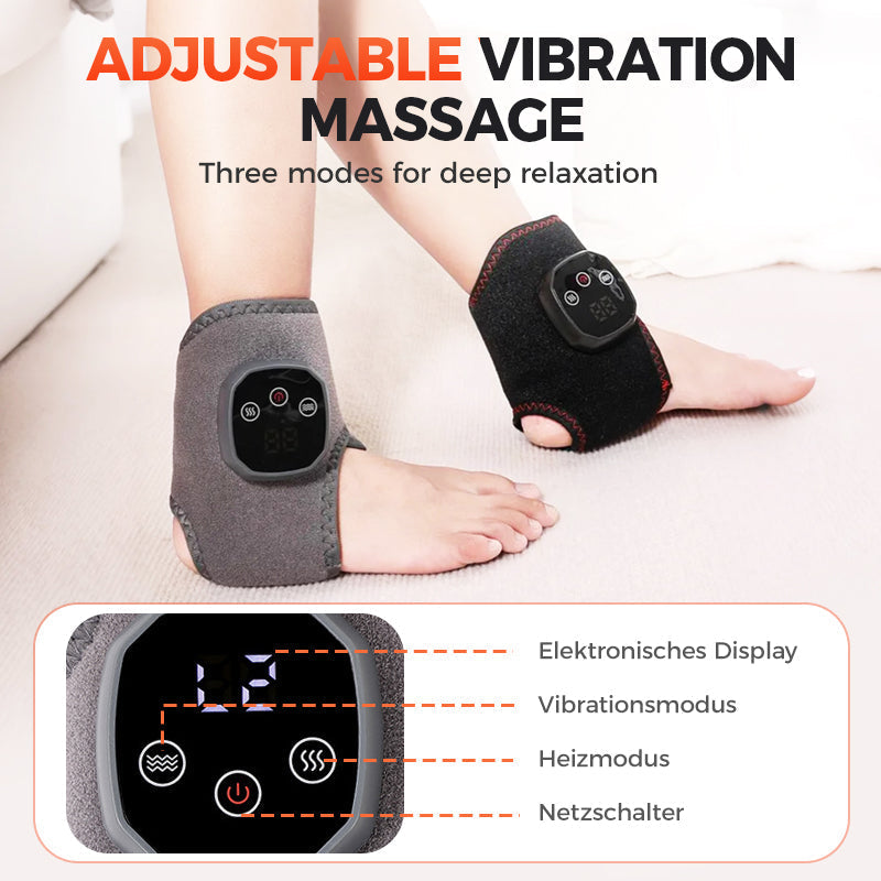 Tragbares Fußgelenk-Massagegerät mit Wärme und Vibration