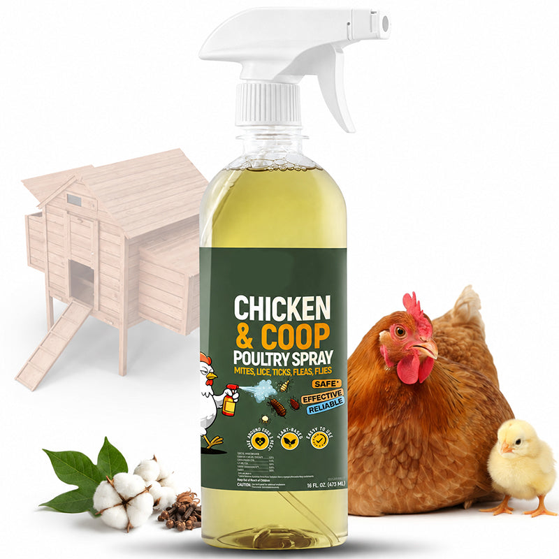 ❄️Sommerfrische 50 % Rabatt!🐔Geflügel- & Hühnerstall-Milben- und Läusespray – gebrauchsfertig, 120 ml