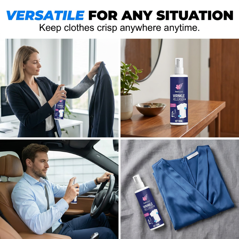 🔥57 % RABATT! Anti-Falten-Spray für unterwegs – Die verbesserte Schnellsprühformel glättet Hemden, Anzüge und Kleider – ganz ohne Bügeln! ✈️✨