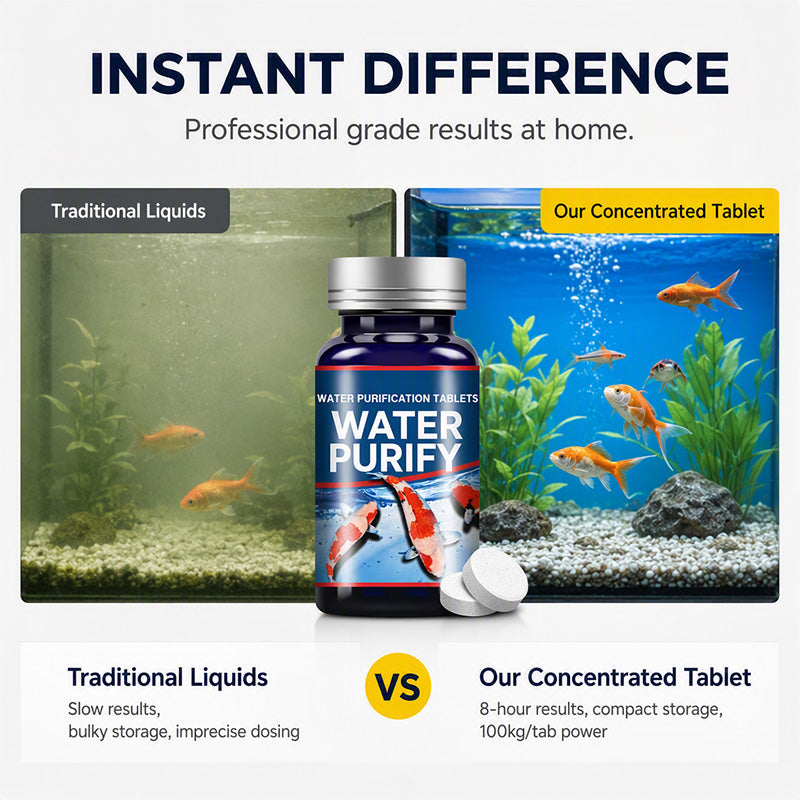 Professionelle Tabletten zur Wasseraufbereitung für Aquarien