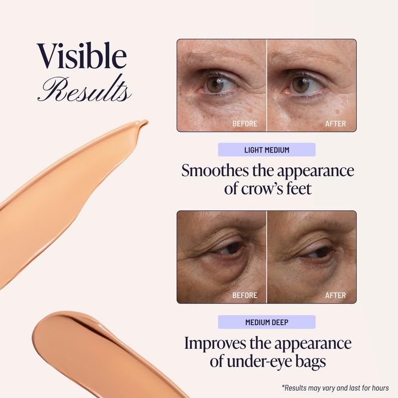 💰 Grosse Ersparnisse – 50 % RABATT🔥 60-Sekunden-Augen-Make-up-Set – Getöntes, straffendes Augengel gegen geschwollene Augen und Tränensäcke