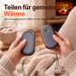 📢⏰Magnetischer, teilbarer 2-in-1 wiederaufladbarer Handwärmer – Mini tragbarer USB-Elektro-Handwärmer