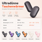 📢⏰Magnetischer, teilbarer 2-in-1 wiederaufladbarer Handwärmer – Mini tragbarer USB-Elektro-Handwärmer