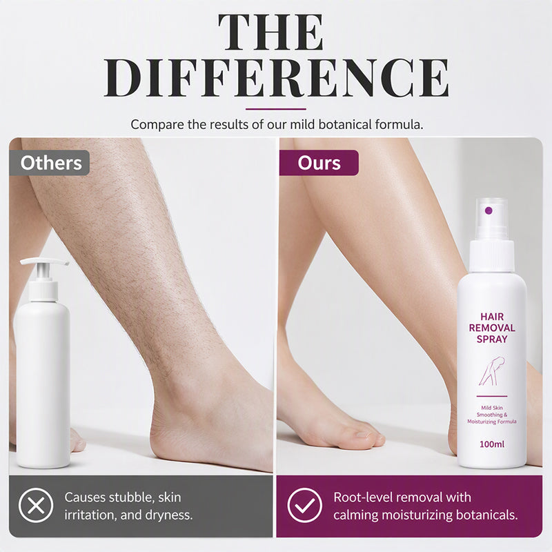 💥 50% sparen! Glatte Haut ohne Rasierstress – Haarentfernungsspray 100 ml – einfach aufsprühen, kurz einwirken lassen & abwischen – sanft & seidenglatt ✨🦵