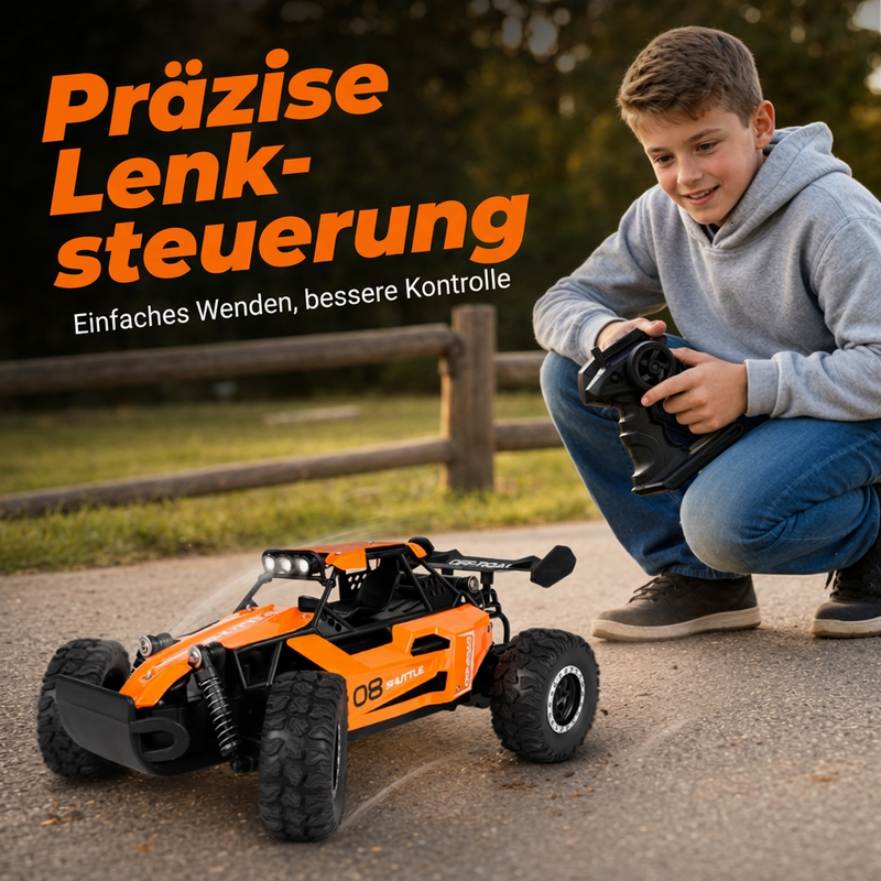 🚙Hochgeschwindigkeits-RC-Geländewagen, starke Leistung auch auf rauen Untergründen🌪️-Gcom