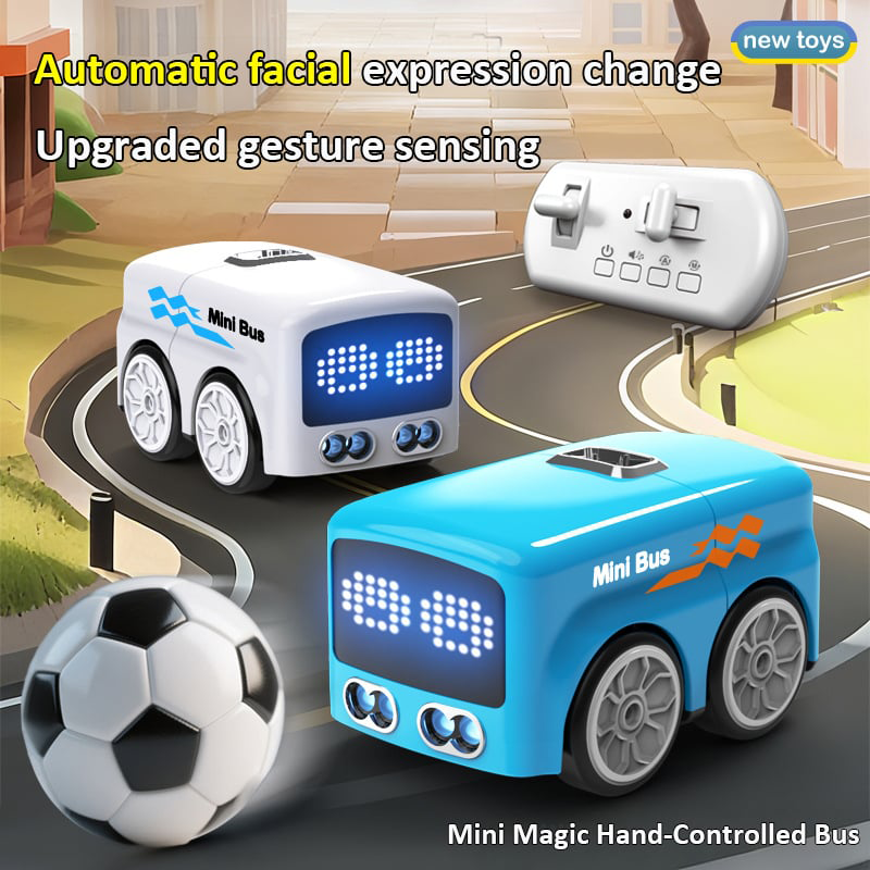 Intelligenter Mini-Bus mit Fernbedienung und LED-Anzeigen