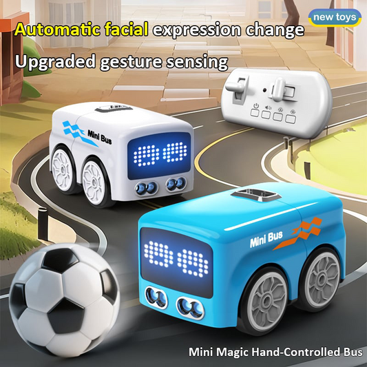 Intelligenter Mini-Bus mit Fernbedienung und LED-Anzeigen