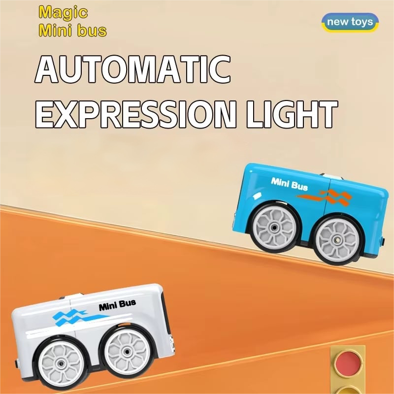 Intelligenter Mini-Bus mit Fernbedienung und LED-Anzeigen
