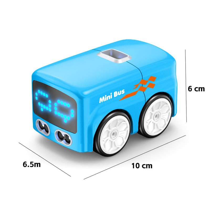Intelligenter Mini-Bus mit Fernbedienung und LED-Anzeigen