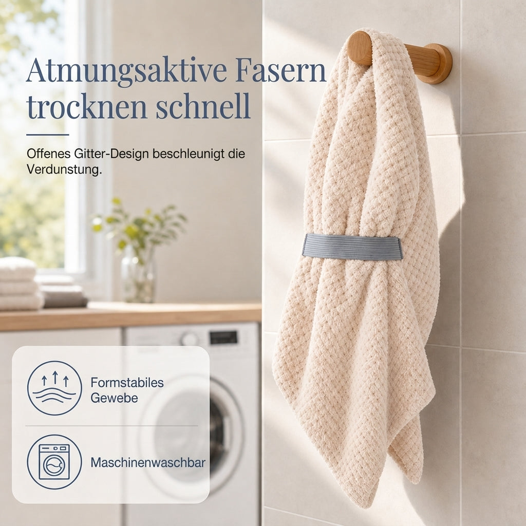 ✨ JETZT 50 % RABATT! !✨Korall-Fleece Haartrockentuch für Damen