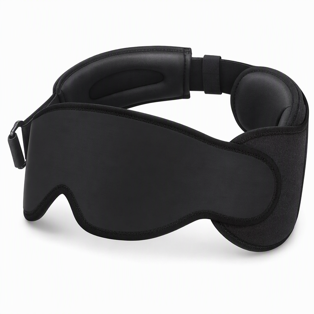 ⏰Set aus integriertem Memory-Foam-Reisekissen und 3D-abdunkelnder Schlafmaske zur Nackenstütze auf Reisen
