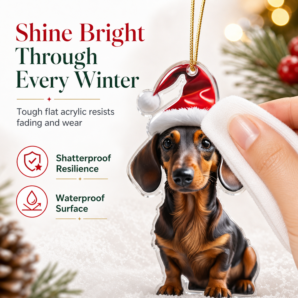 🎄【7 Stück】🐕 Christbaumschmuck in Welpenform