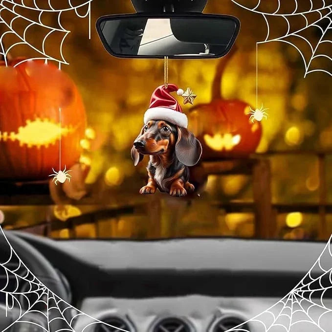 🎄【7 Stück】🐕 Christbaumschmuck in Welpenform