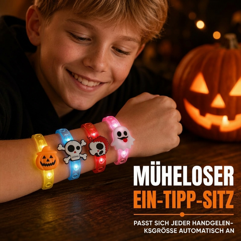 LED-Halloween-Leuchtarmband für Kinder