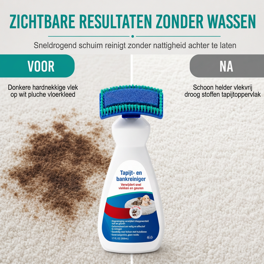 🎉🔥MEHR ALS 50.000 VERKAUFTE EXEMPLARE🌟🧼Wasserfreier Reiniger mit Bürstenschaum, entfernt Flecken sofort🧽
