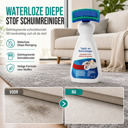 🎉🔥MEHR ALS 50.000 VERKAUFTE EXEMPLARE🌟🧼Wasserfreier Reiniger mit Bürstenschaum, entfernt Flecken sofort🧽