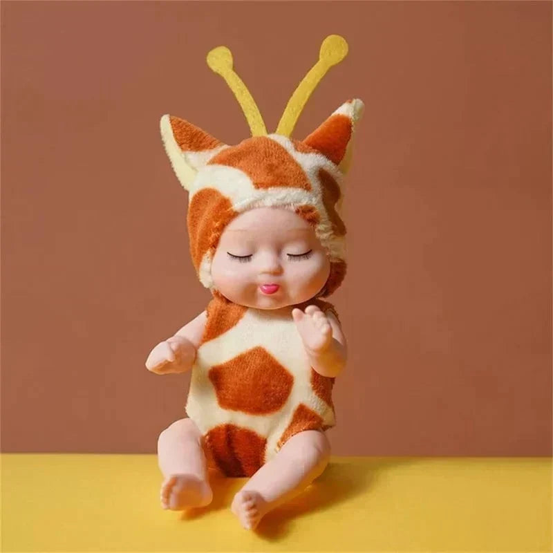 🎁 JETZT 50% RABATT! Mini Reborn-Puppen Set – lebensechte, realistische Winz-Puppen mit niedlichen Tier-Bademantel-Outfits, perfekte Geschenkbox für Kinder