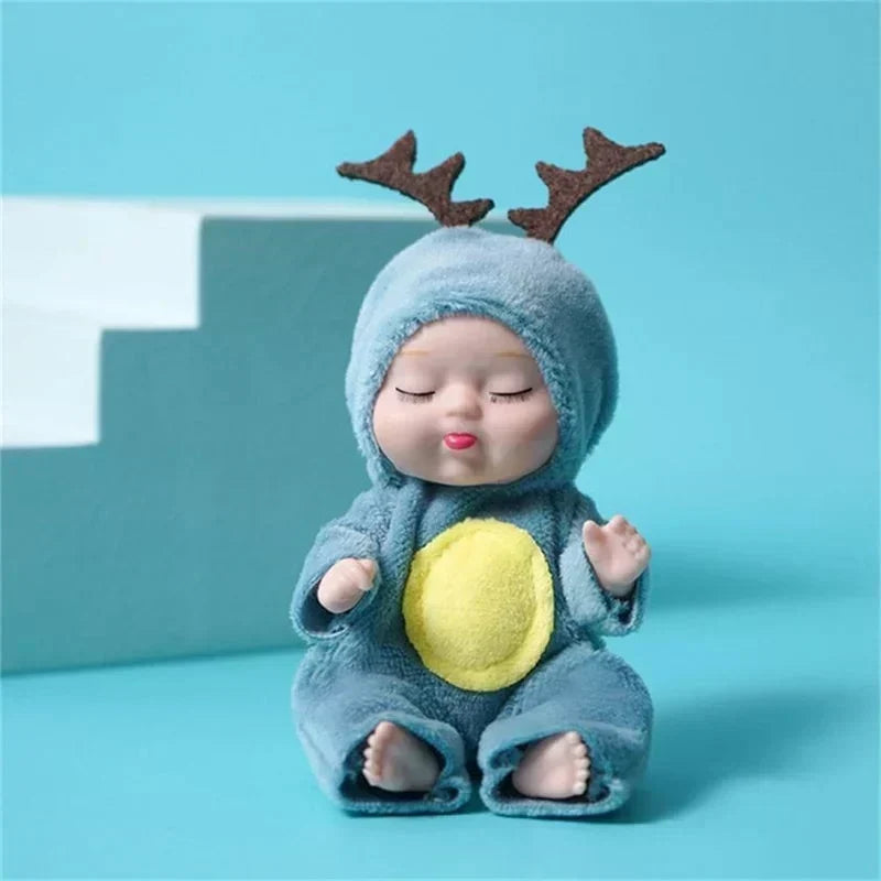 🎁 JETZT 50% RABATT! Mini Reborn-Puppen Set – lebensechte, realistische Winz-Puppen mit niedlichen Tier-Bademantel-Outfits, perfekte Geschenkbox für Kinder