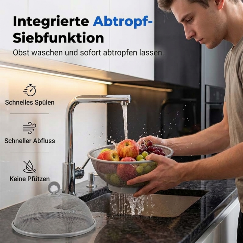 🧺 50% RABATT! 🍎 Obstkorb mit Deckel – Schützt & erhält die Frische ✨