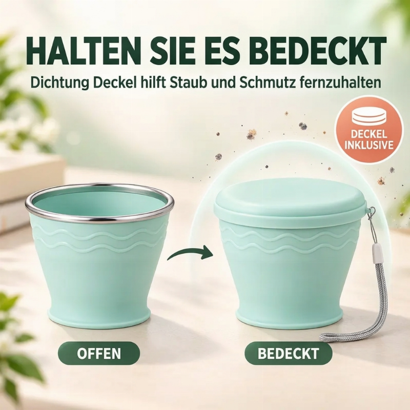 🥤 Zeitlich begrenzt: 50% Rabatt ✨ Faltbarer Reisebecher — kompakt, ultraleicht & einfach zu transportieren 🎒