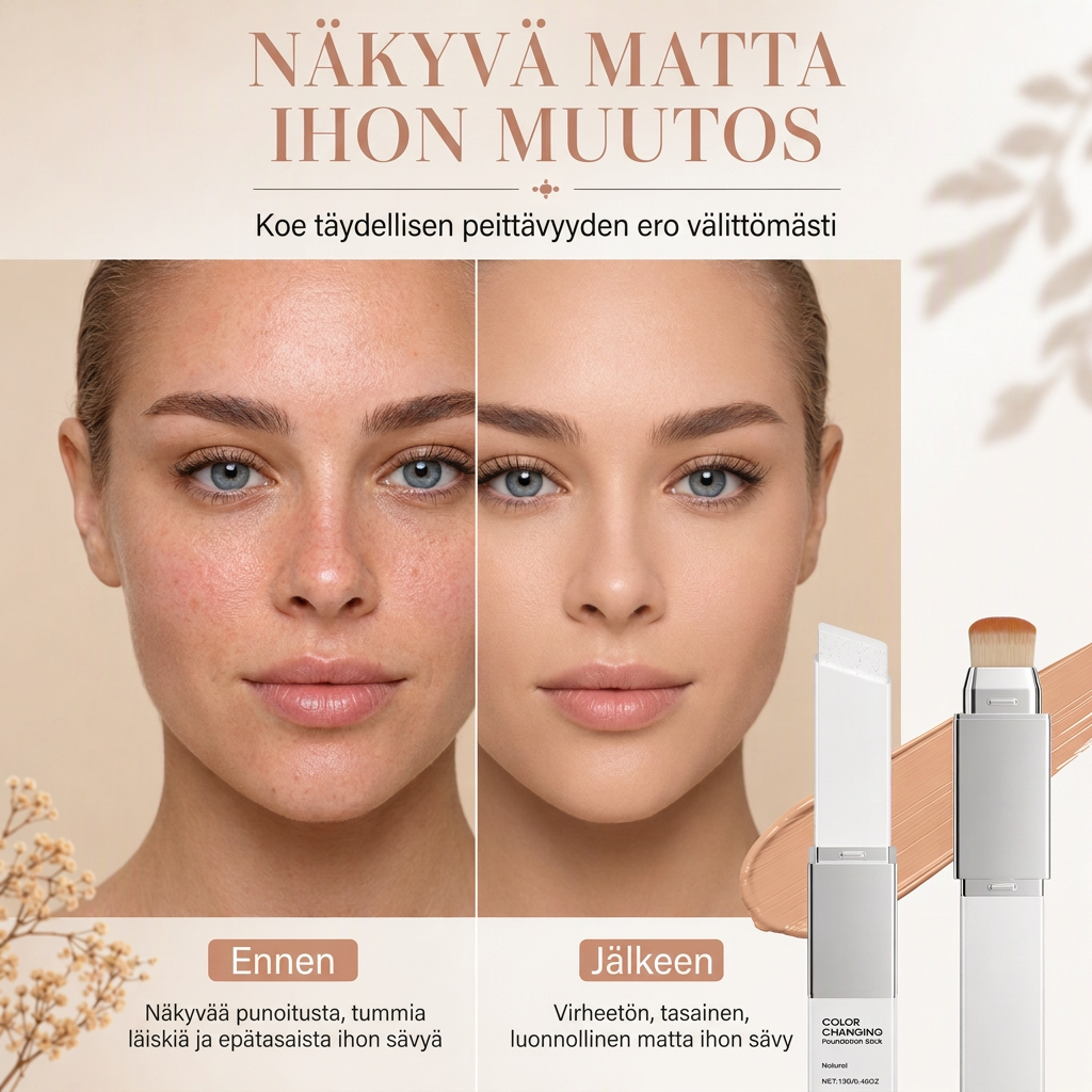 💄 Keine Lust auf Schichten? – 2-in-1 Foundation-Stick mit hoher Deckkraft – Make-up & Concealer in einem Schritt – natürlich, langanhaltend & ideal für unterwegs ✨