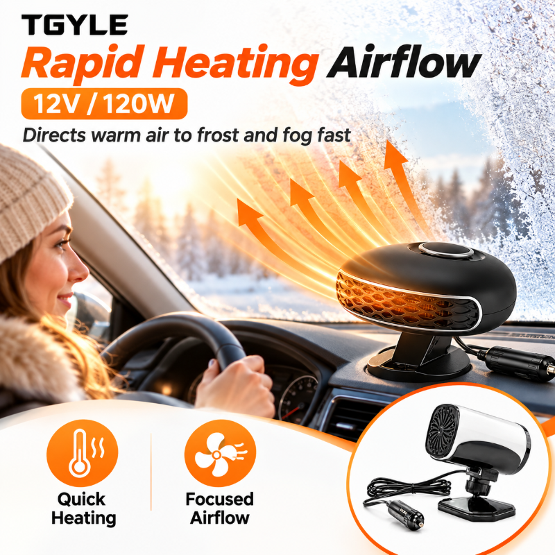 🔥🚗 Tragbare Autoheizung mit 360°-Drehsockel – flexible Wärmeausrichtung, kompakt & ideal für Auto, Wohnmobil & unterwegs ✨