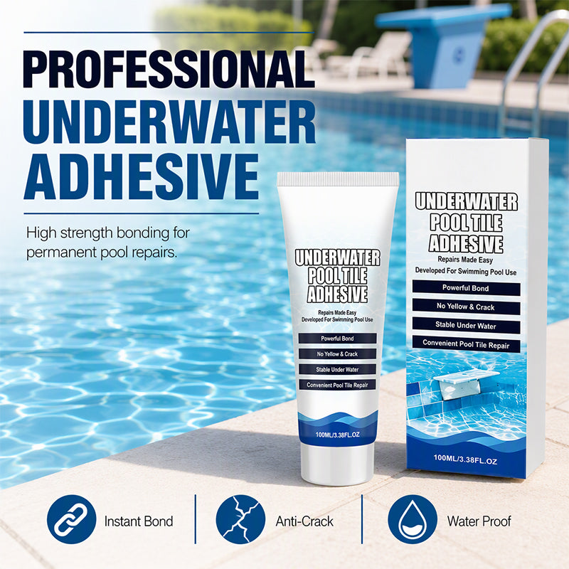 🔥50 % RABATT!🥳Hochfester Kleber für Unterwasser-Poolfliesen
