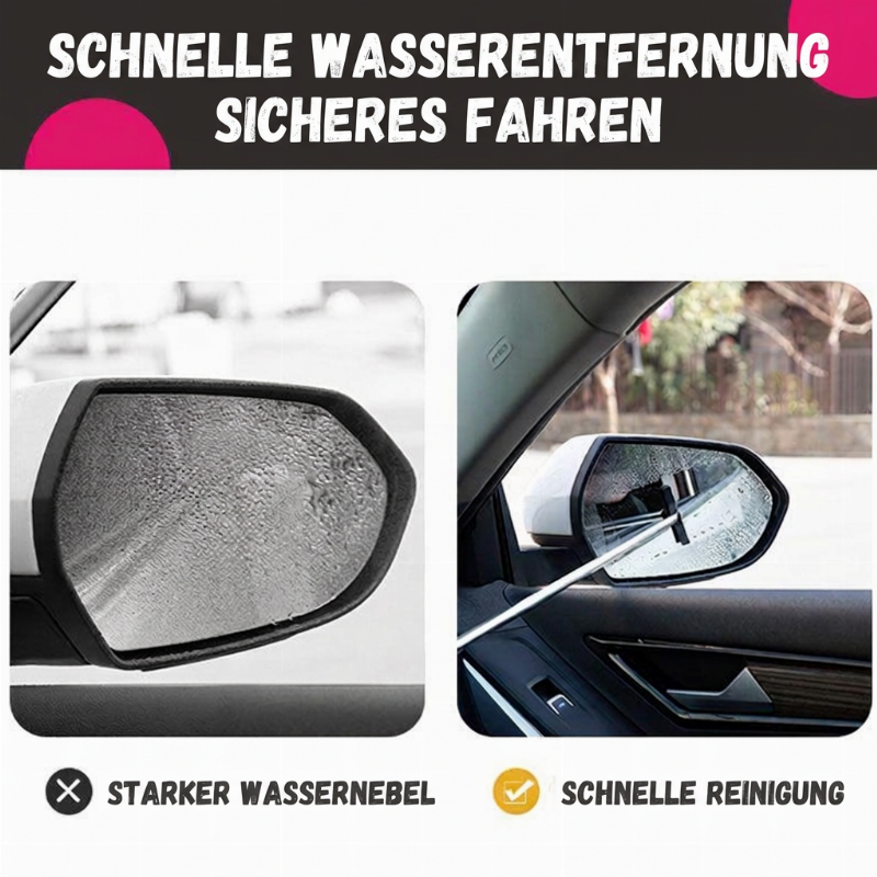 💧 50 % RABATT! 🚗 Einziehbarer Scheibenwischer für Rückspiegel, entfernt Wasser und Schmutz schnell ✨