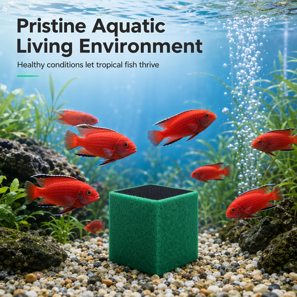 🐟 Aktivkohlefilter-Würfel zur Reinigung von Aquarienwasser