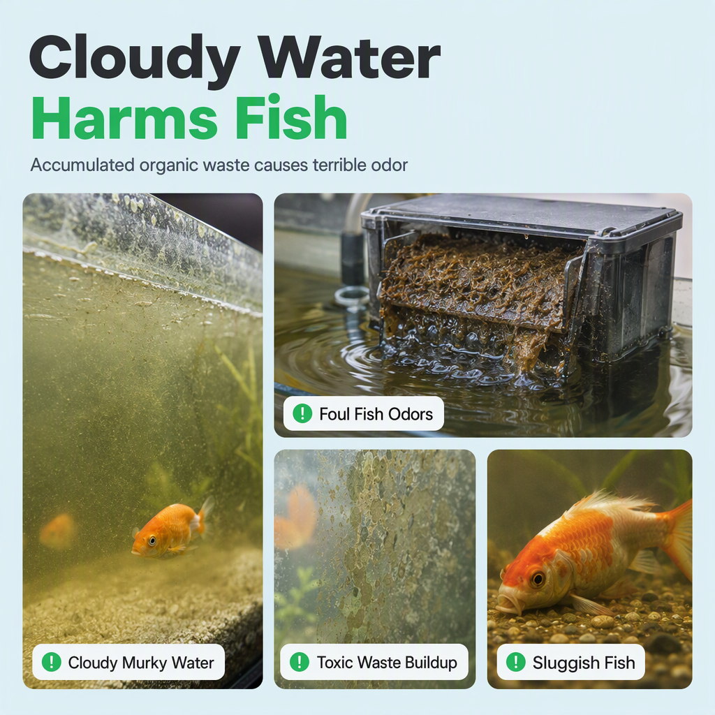 🐟 Aktivkohlefilter-Würfel zur Reinigung von Aquarienwasser