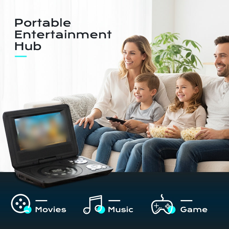 7.8-Zoll-tragbarer DVD-/EVD-Player mit Spielefunktion