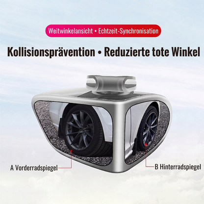 360° schwenkbarer Doppelrückspiegel für den toten Winkel