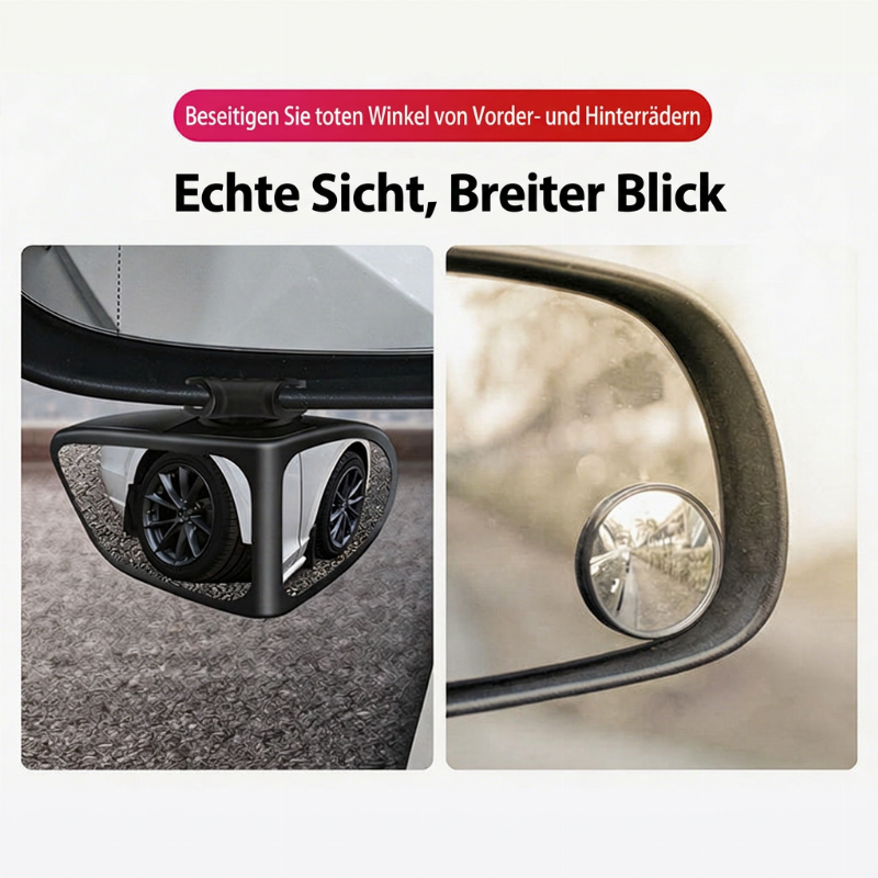 360° schwenkbarer Doppelrückspiegel für den toten Winkel