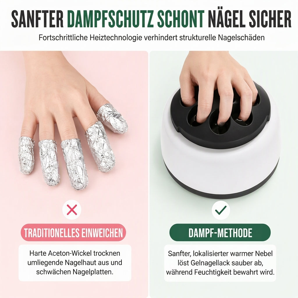 ⏳Zeitlich begrenztes Angebot⏳ 36W elektrische Dampf-Nagellack-Entfernmaschine – langlebiges Gel-Lack-Dampf-Entferner-Maniküre-Werkzeug