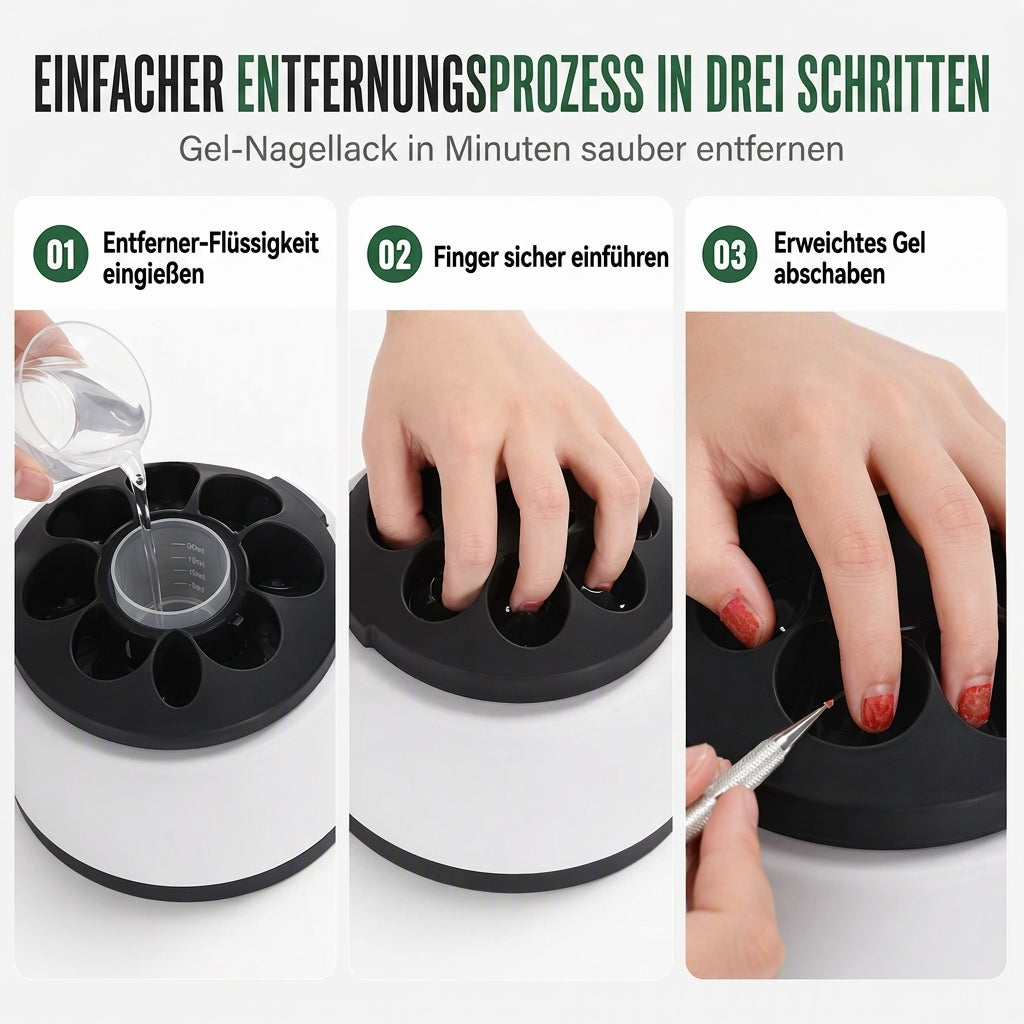 ⏳Zeitlich begrenztes Angebot⏳ 36W elektrische Dampf-Nagellack-Entfernmaschine – langlebiges Gel-Lack-Dampf-Entferner-Maniküre-Werkzeug