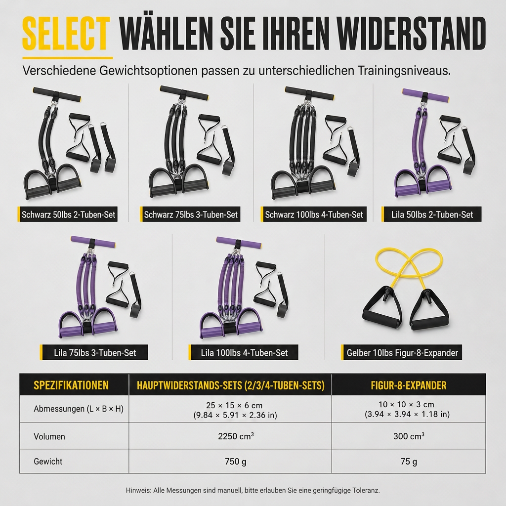 📢📢 50 % RABATT ⏰ Multifunktionales Widerstandsband mit Fußpedal, elastische Zugschnur