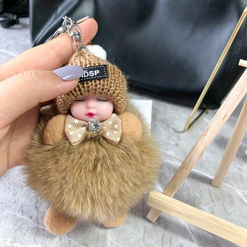 🧸 Flauschiger Plüschtier-Schlüsselanhänger – 1+1 GRATIS, doppelt niedlich