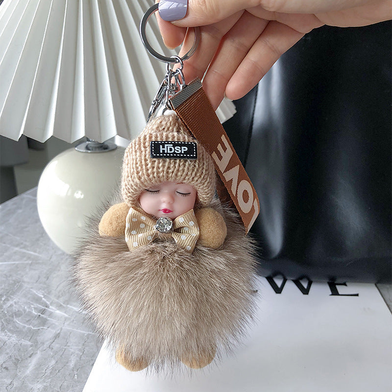 🧸 Flauschiger Plüschtier-Schlüsselanhänger – 1+1 GRATIS, doppelt niedlich