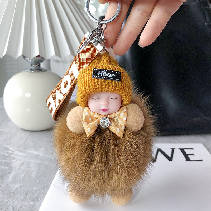 🧸 Flauschiger Plüschtier-Schlüsselanhänger – 1+1 GRATIS, doppelt niedlich