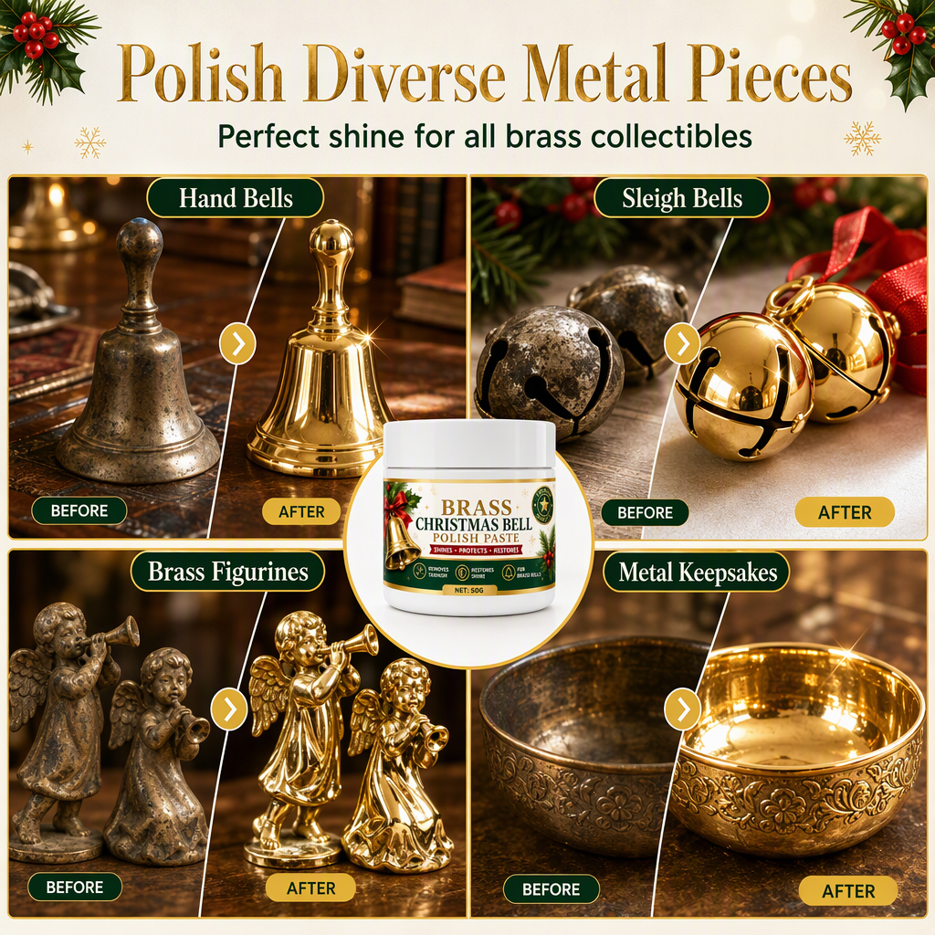 Brass Bell and Copper Polish Cream for Tarnish and Oxidation Removal