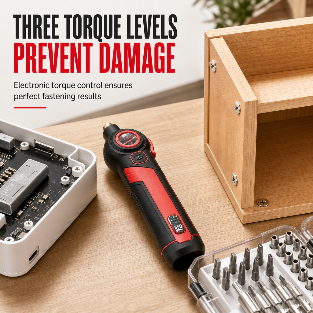 Rechargeable Mini Electric Screwdriver Set with Adjustable Angle Cordless Lithium Battery Power Screwdriver for Home Use 5619