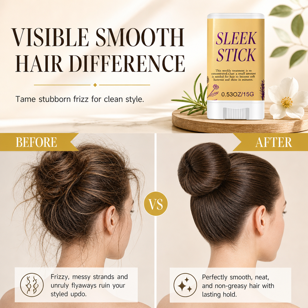 ✨ 50 % Rabatt! Styling-Stick gegen krauses Haar – bändigt abstehende Haare in Sekundenschnelle, langanhaltender Halt & pflegendes Bienenwachs. 15 g – für einen perfekten Look den ganzen Tag lang! 💇‍♀️💪