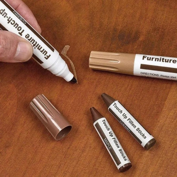 🌸Herbstschlussverkauf💕Je mehr Sie kaufen, desto höher ist der Rabatt💕Reparaturmarker-Set für Holzmöbel