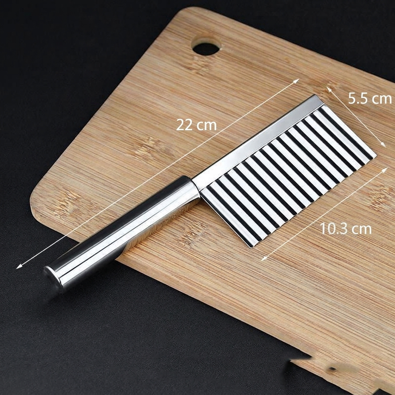 ⏰🔥ZEITLICH BEGRENZTES ANGEBOT: 1 kaufen, 1 gratis dazu!💥Edelstahlmesser mit Wellenschliff