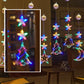 🎄❄️ DIY-Weihnachts-Schneeflocken-LED-Lichter mit Saugnäpfen ✨ | Batteriebetrieben, warmes Licht und mehrfarbig, Fensterlichter mit Saugnäpfen, Weihnachtsdekoration für Zuhause und Partys