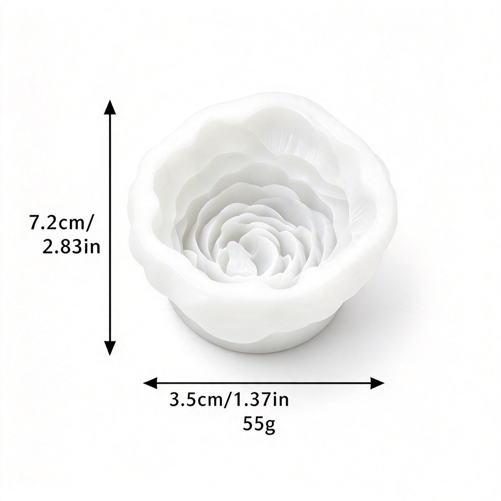 Silikonform in Pfingstrosenblütenform für Kuchen