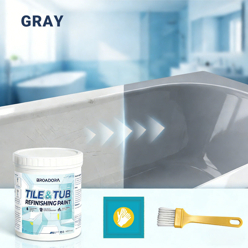 🚿 Alte Fliesen? Vergilbtes Waschbecken? – Weiße Fliesen-Renovierungsfarbe – wasserdicht & fleckenblockierend – DIY-Beschichtung für Fliesen, Waschbecken & Toiletten – einfach streichen & wie neu ✨