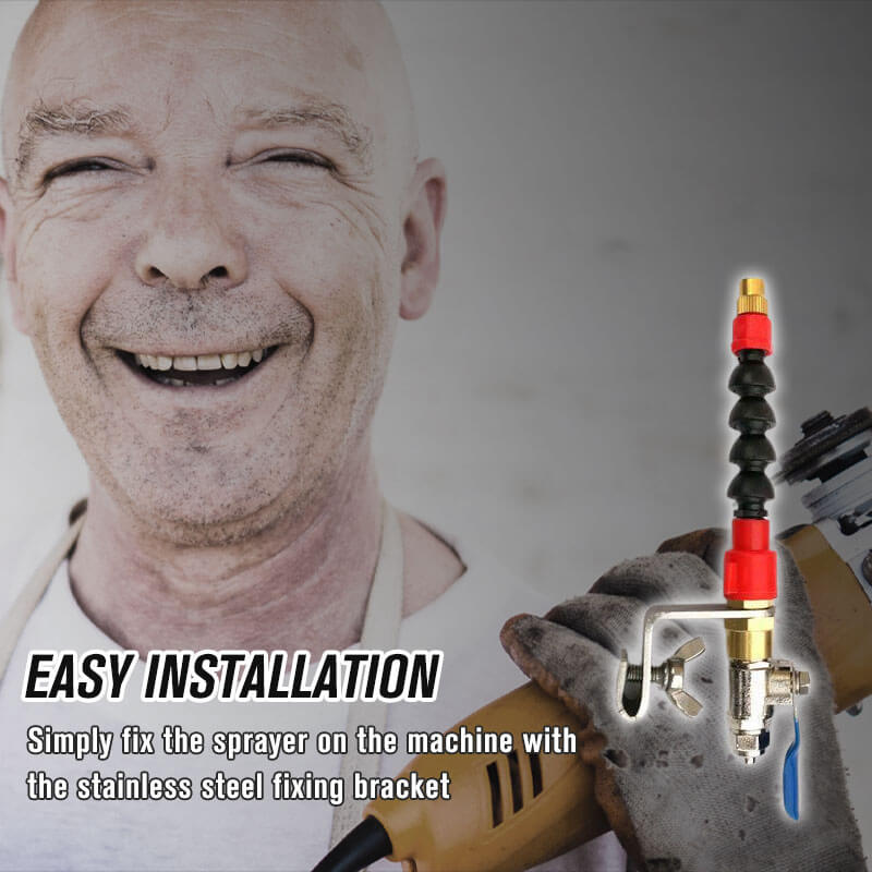 Staubentferner Wassersprüher für Schneidemaschinen